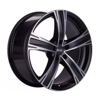 ADVANTI RACCOON MP656 MBFP 8.5*19 5*114.3 ET45 67.1 Черный матовый с полированой лицевой частью