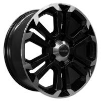 Khomen Wheels KHW1817 (Fortuner/Hilux) 7.5*18 6*139.7 ET30 106.1 Black-FP