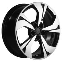 Khomen Wheels KHW1724 (Nissan Juke) 7*17 5*114.3 ET35 66.1 Black-FP
