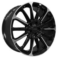 Khomen Wheels KHW1910 (Haval Dargo) 7.5*19 5*114.3 ET40 66.6 Black-FP