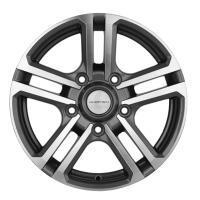 Khomen Wheels KHW1602 6.5*16 5*139.7 ET35 98.5 Gray-FP