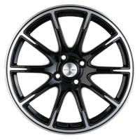 Khomen Wheels KHW1707 6.5*17 4*100 ET41 60.1 Black-FP