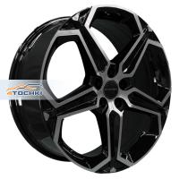Khomen Wheels KHW1909 (Kodiaq/Tiguan) 7.5*19 5*112 ET43 57.1 Black-FP