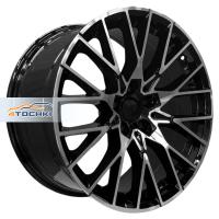 PDW 5408 9.5*19 5*112 ET33 66.6 Gloss Black Machine Face