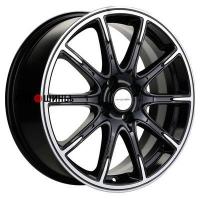 Khomen Wheels KHW1707 (Lada Granta) 6.5*17 4*98 ET38 58.6 Black-FP matt