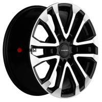 Khomen Wheels KHW1808 (Kodiaq/Tiguan) 7.5*18 5*112 ET43 57.1 Black-FP
